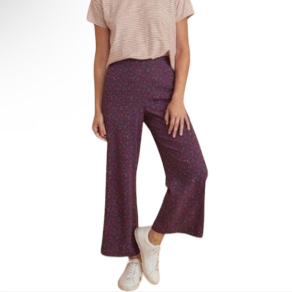 Marine Layer Kiley Pant in Cabernet Ditsy Floral!